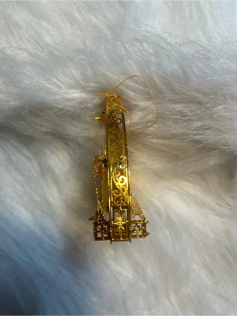 Danbury Mint 2000 23KT Gold Plated Ornament-Bethlehem